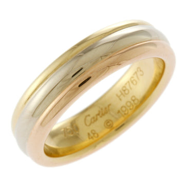 CARTIER Trinity Wedding Ring Size 7.5 K18 Yellow Gold Ladies