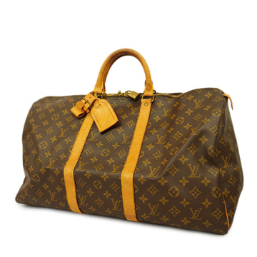 LOUIS VUITTONAuth  Monogram Keepol 50 M41426 Boston Bag