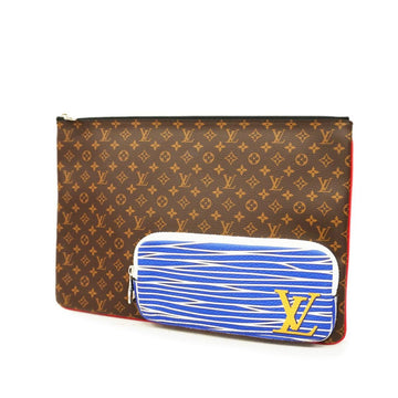 LOUIS VUITTON Clutch Bag Monogram Virgil Abloh M69690 Brown Men's