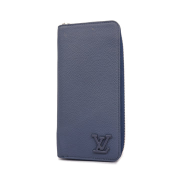 LOUIS VUITTONAuth  Aerogram Zippy Wallet Vertical Marine M81767