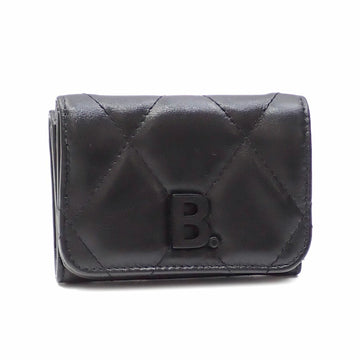 BALENCIAGA Trifold Wallet Ladies Black Leather 617781 1WN17 1000
