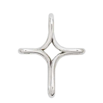 TIFFANY Open Cross Top Only Silver Peretti Ag 925 &Co. Necklace Women's Motif Pendant