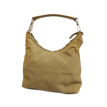 GUCCIAuth  Handbag 000 0602 Women's Nylon Canvas Handbag Khaki