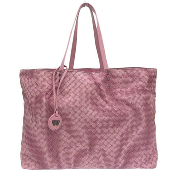 Bottega Veneta Intreccio Illusion Tote Bag Nylon Pink