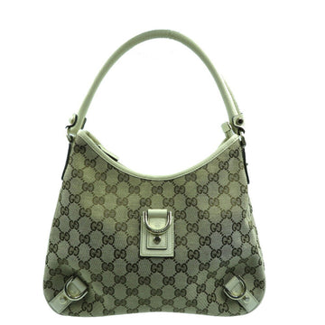Gucci Abbey Line GG Canvas Leather Beige 130738 Handbag One Shoulder Bag 0045GUCCI