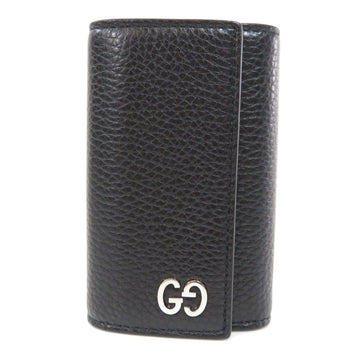 GUCCI 473924 Double G Key Case Calf Unisex