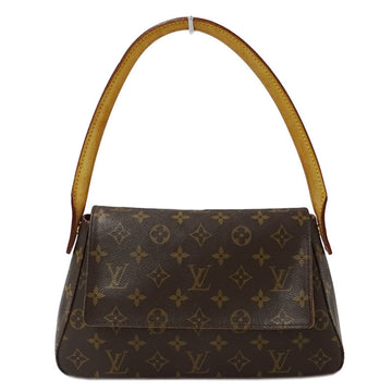 Louis Vuitton Bag Monogram Women's Shoulder Mini Looping M51147 Brown