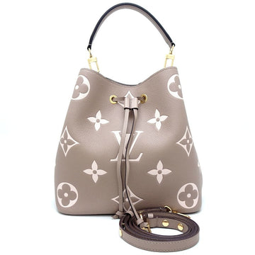 LOUIS VUITTON Neonoe MM M45555 2Way Bag Monogram Empreinte Tourtrail Creme 350815