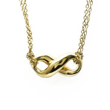 TIFFANY Infiniti Yellow Gold [18K] No Stone Men,Women Fashion Pendant Necklace [Gold]
