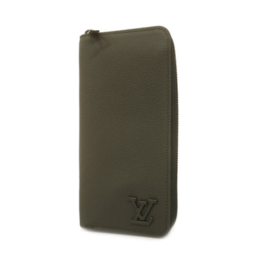 LOUIS VUITTONAuth  LV Aerogram Zippy Wallet Vertical M81743 Long Wallet Noir