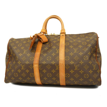 LOUIS VUITTONAuth  Monogram Keepol 45 M41428 Men,Women,Unisex Boston Bag