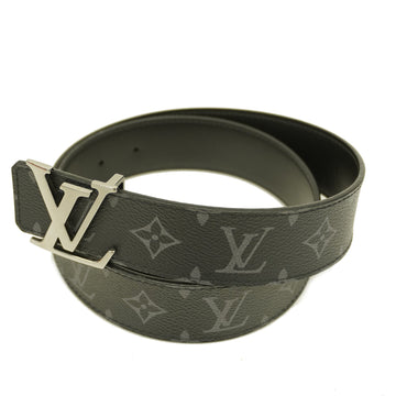 LOUIS VUITTONAuth  Monogram Eclipse Saint Tulle LV M9043 Men's Standard Belt