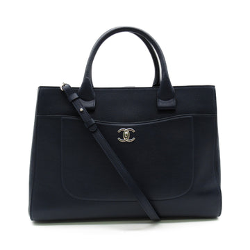 CHANEL Neo Executive Tote Navy leather A69931