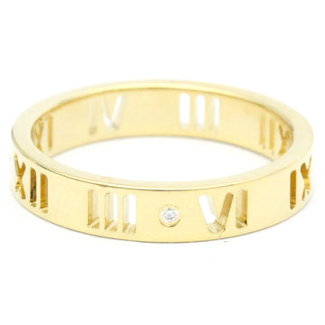 TIFFANY Atlas Pierced Diamond Ring Yellow Gold [18K] Fashion Diamond Band Ring Gold