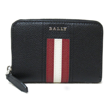 BALLY coin purse Black leather 6221823