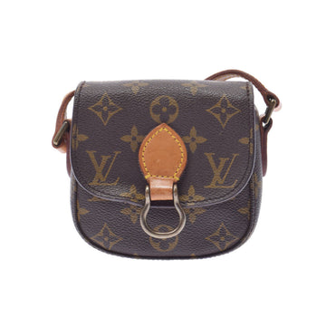 LOUIS VUITTON Monogram Bebe Saint Crew Brown M51245 Women's Canvas Shoulder Bag