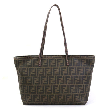 FENDI Shoulder Bag Zucca Coated Canvas Brown Series Women's 2386