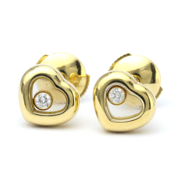 CHOPARD Happy Diamonds 83/4854 Diamond Yellow Gold [18K] Stud Earrings Gold