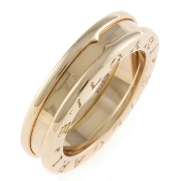 Bvlgari K18PG Ring / B-zero.1 B-zero One 1 Band # 48 7.5 Pink Gold Ladies 18K K18 Accelerating