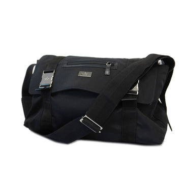 GUCCIAuth  Shoulder Bag 122374 Women's Nylon Shoulder Bag Black