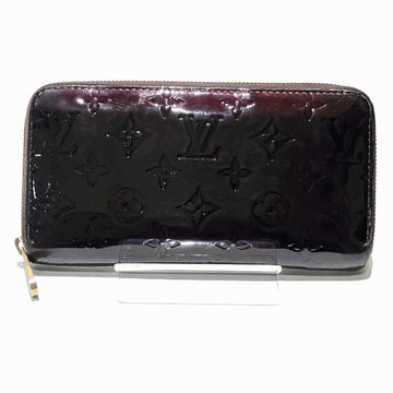 LOUIS VUITTON Monogram Vernis Zippy Wallet M93522 Round Zipper Long Women's