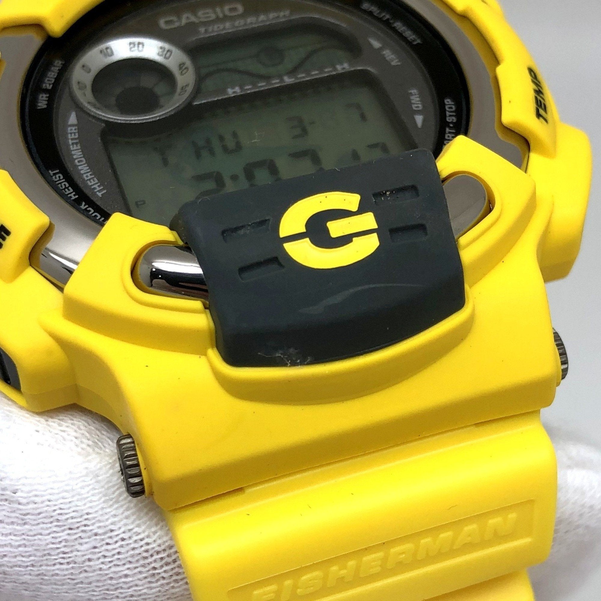 CASIO G-SHOCK Watch DW-8600YJ-9T FISHERMAN Digital Quartz Men in Yello