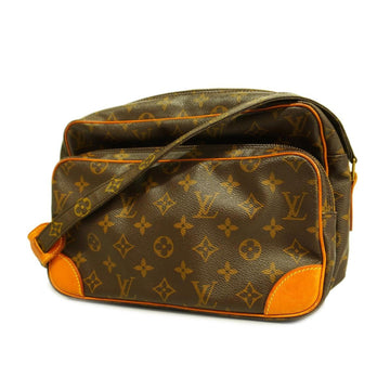 LOUIS VUITTON Shoulder Bag Monogram Nile M45244 Brown Ladies