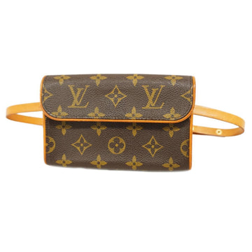 LOUIS VUITTON Waist Bag Monogram Pochette Florentine M51855 Brown Ladies