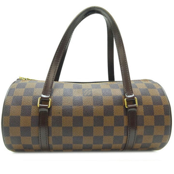 LOUIS VUITTON Papillon PM Women's Handbag N51304 Damier Ebene Brown