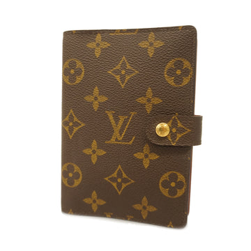 LOUIS VUITTONAuth  Monogram Planner Cover Notebook Cover Agenda PM R20005