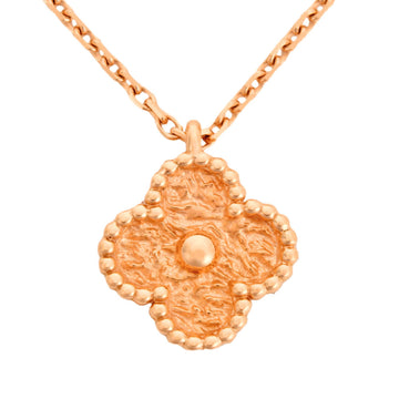 VAN CLEEF & ARPELS Van Cleef&Arpels Sweet Alhambra Pendant K18PG Necklace