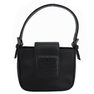 GIVENCHY handbag black leather x metal mini bag