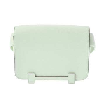 HERMES Geta Vert Fizz Palladium hardware B stamp [around 2023] Women's Chevre Shoulder Bag