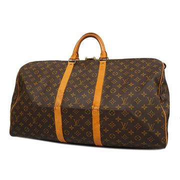 LOUIS VUITTONAuth  Monogram Keepol 55 M41424 Men,Women,Unisex Boston Bag