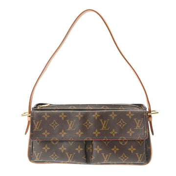 LOUIS VUITTON Monogram Vivacite MM Brown M51164 Women's Canvas Shoulder Bag