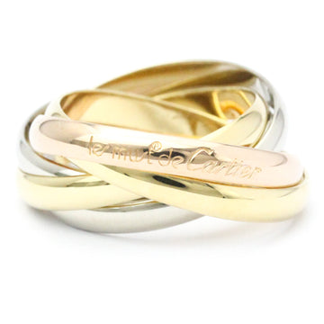 CARTIER Trinity Pink Gold [18K],White Gold [18K],Yellow Gold [18K] Fashion No Stone Band Ring Gold