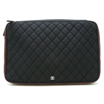 Chanel PC Case Women's Men's Nylon Canvas Black