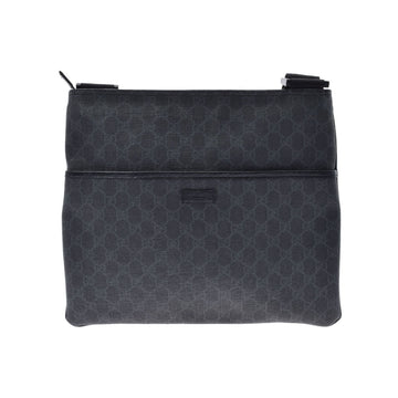 Gucci GG Pattern Black 162904 Men's PVC Shoulder Bag