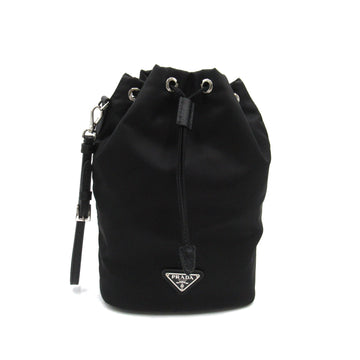 PRADA drawstring pouch with handle Black Nylon 1NS369R067F0002