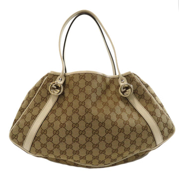 GUCCI 232963 GG Tote Bag Canvas Ladies