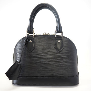 LOUIS VUITTON/ M59217 Alma BB Epi Handbag Black Ladies