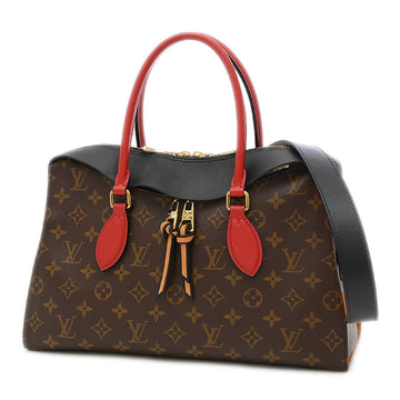 Louis Vuitton Monogram Twill Lee Tote 2Way Bag Handbag M41454