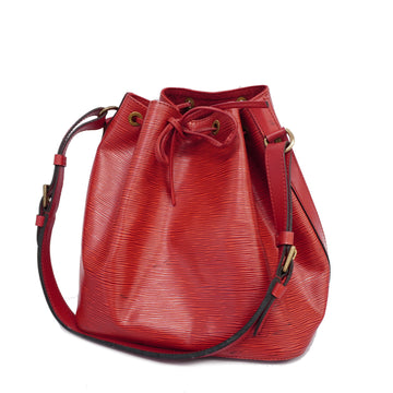 LOUIS VUITTONAuth  Epi Petit Noe M44107 Women's Shoulder Bag Castilian Red