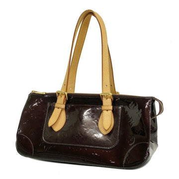 LOUIS VUITTON Shoulder Bag Vernis Rosewood Avenue M93510 Amarant Women's