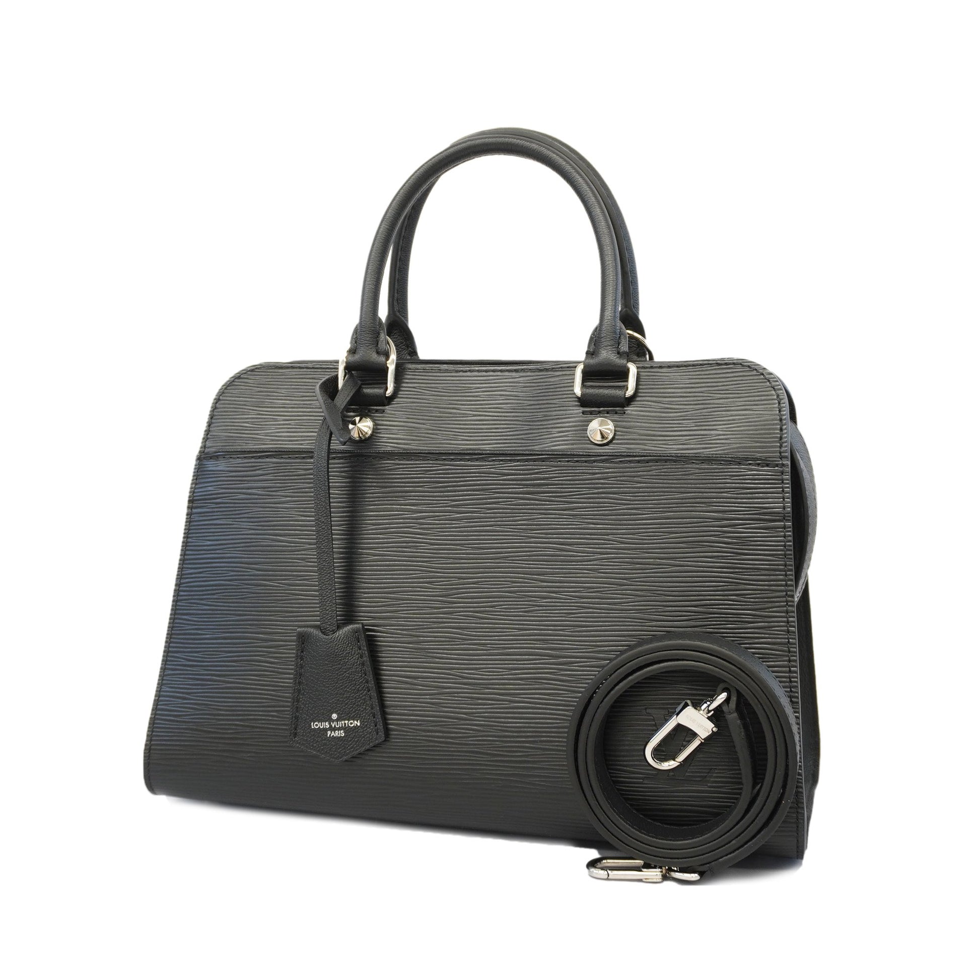 LOUIS VUITTON Louis Vuitton Epi Vaneau MM Noir M51238 Ladies