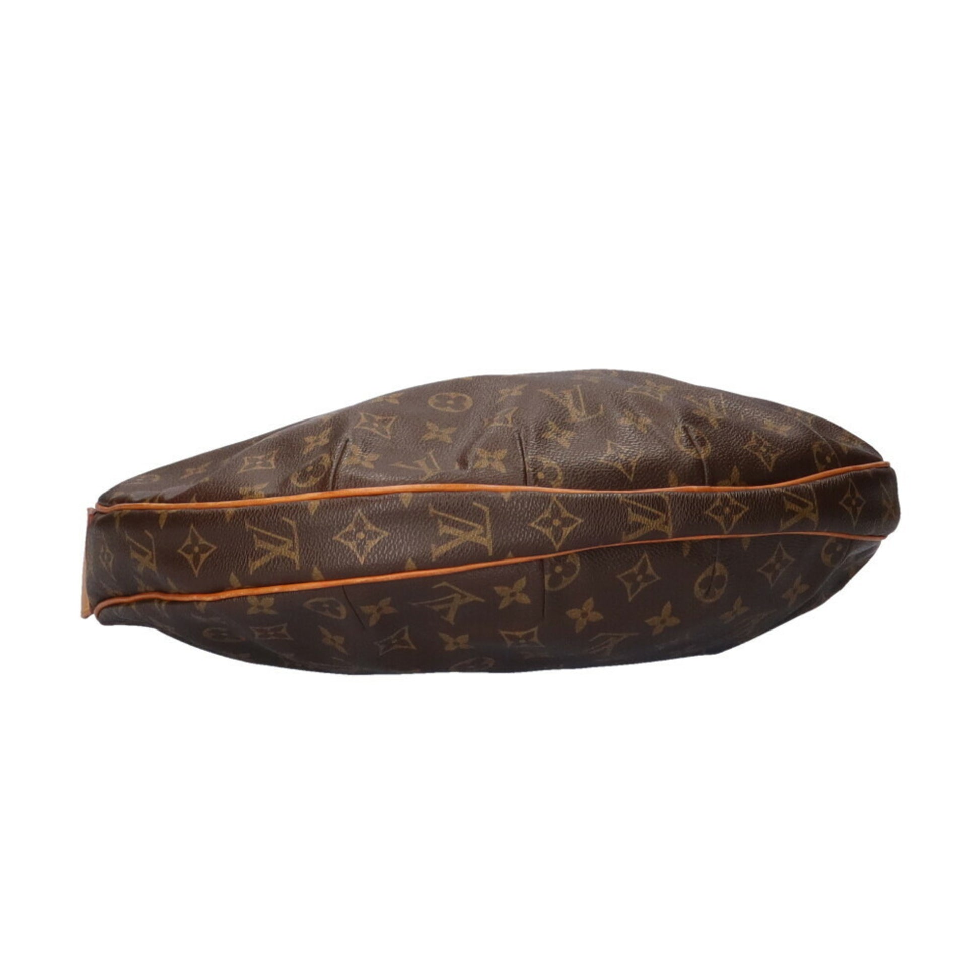 Croissant cloth handbag Louis Vuitton Brown in Cloth - 36370694