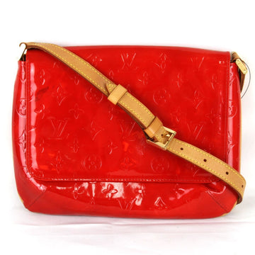 LOUIS VUITTON Thompson M91094 Shoulder Bag Vernis Red Ladies