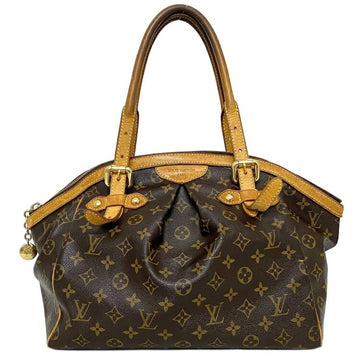 Louis Vuitton Handbag Tivoli GM Brown Monogram M40144 Charm MB4067 LOUIS VUITTON Women's Shoulder Bag Nume Leather