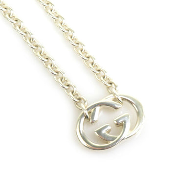 GUCCI Necklace Double G Silver 925 Unisex
