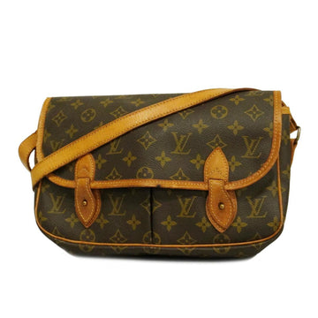 LOUIS VUITTON Shoulder Bag Monogram Gibessiere MM M42247 Brown Ladies